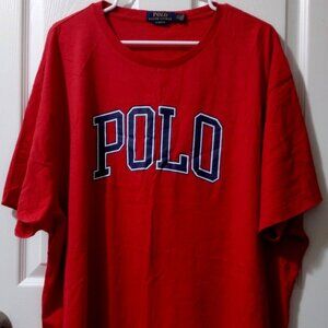 Polo Ralph Lauren Red & Blue Big & Tall Tee-Shirt  2XL